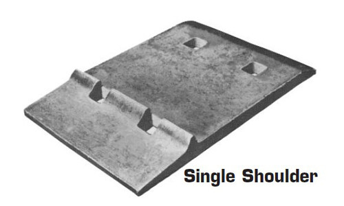 Einzelne der Plattenschiene der Schulterbindungs-Plattenschienen-Bindungsplatte einzige Grundplattehauptkomponente im Eisenbahnbau