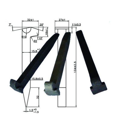 kaufen Stahlsorte 4,8 Q235 A 6,8 8,8 10,9 Schraubbolzen für hölzerne Lagerschwelle online manufacture