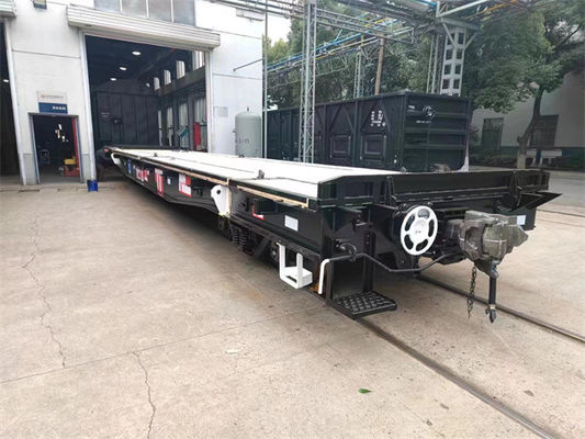 Rail Vehicles Trolley Flat Wagon Locomotive Track Mobile Rail Cars Ballast Wagon