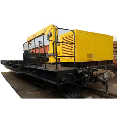 kaufen 8T 10T 12T Eisenbahnfrachtwagen mit hydraulischem Wagenkranich online manufacture