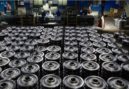 kaufen Schwerlaststahlräder mit wärmebehandeltem Stahlkonstruktion ideal für die Bearbeitung schwerer Lasten und den industriellen Transport online manufacture