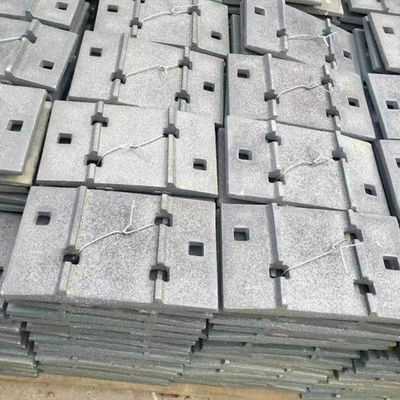 Q235 Q345 Steel Railroad Track Tie Plates Hot Forging Casting OEM