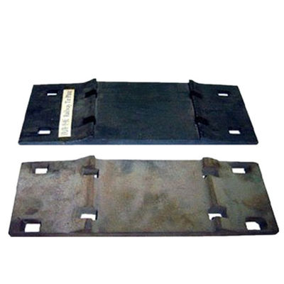 Q235 Q345 Steel Railroad Track Tie Plates Hot Forging Casting OEM