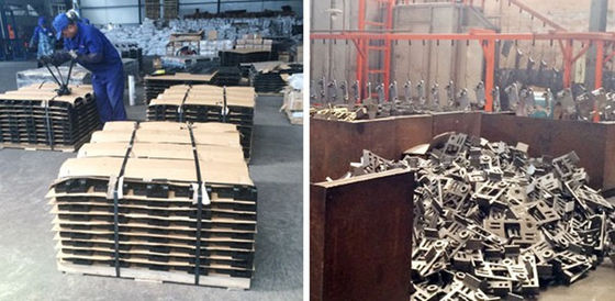Q235 Q345 Steel Railroad Track Tie Plates Hot Forging Casting OEM