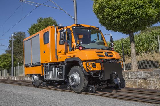 3000kg Capacity Railroad Track Cars . Railroad Dump Truck RoHS EMC Certificate