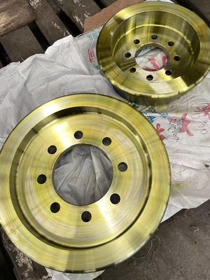 Casting Forging Steel Railway Wheels , Truck Train Wheels 6inch 8inch 10inch Diameter