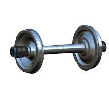 300mm Rail Track Wheels Wear Resistant Alloy Metal Material For 1000mm Track