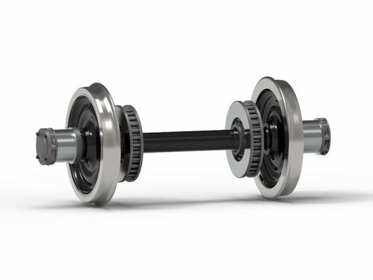 kaufen 45 einzelne angeflanschte Schienen-Stahlräder, Eisenbahn-Stahlfelgen für 900mm Messgerät ODM online manufacture