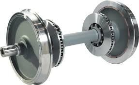 45 Steel Single Flanged Rail Wheels , Railroad Steel Wheels For 900mm Gauge ODM
