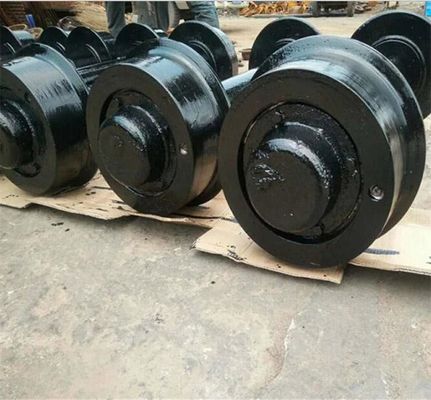 Casting Steel Train Wheel Set For Mining Cart 650mm 450mm Size OEM