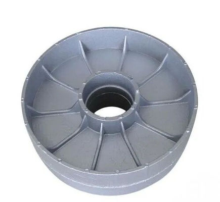 Sand Casting Steel Rail Wheels , 500mm Train Car Wheels Electroplate Surface