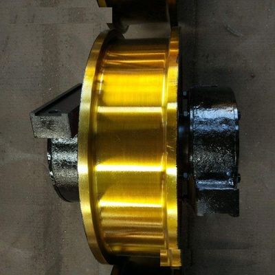 Sand Casting Steel Rail Wheels , 500mm Train Car Wheels Electroplate Surface