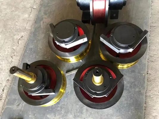 Sand Casting Steel Rail Wheels , 500mm Train Car Wheels Electroplate Surface