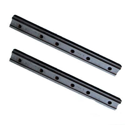 Steel Railway Fish Plates For T Type Guide Rail With 4 Holes 6 Holes
