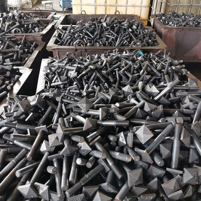 HDG Oval Neck Fish Plate Bolt Forging AREMA Standard Grade 5