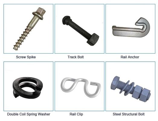 Galvanized Timber Sleeper Screws Dia 2.5mm 8mm Aluminium Plastic Material