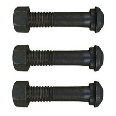 Kingrail Railway Track Fasteners , Fish Bolts In Railway Grade 4.8 8.8 10.9