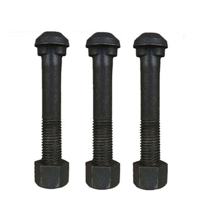Kingrail Railway Track Fasteners , Fish Bolts In Railway Grade 4.8 8.8 10.9