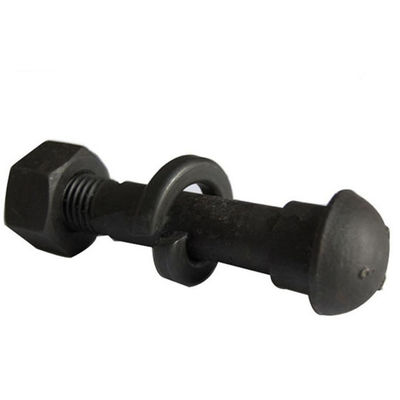 Kingrail Railway Track Fasteners , Fish Bolts In Railway Grade 4.8 8.8 10.9