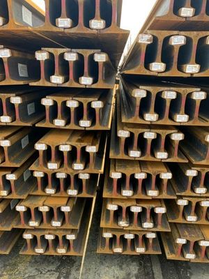 kaufen Bergbaueisenbahn-Stahlbahn-Schiene, Standard 93.66mm Heigth Lärm-Crane Rails P24 GB online manufacture