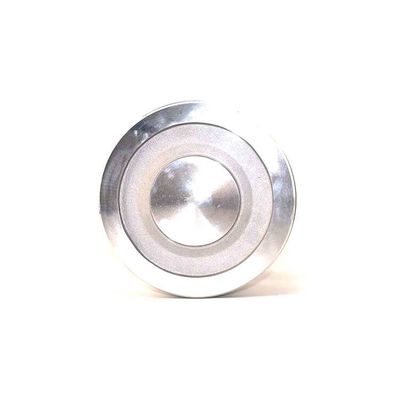 Round Forged Aluminum Alloy Wheels For Rail Trailers 6061-T6 6063 7075-T Material