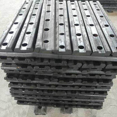 Forging Casting Joggled Fish Plate 4 Holes For UIC54 60 Stell Rails