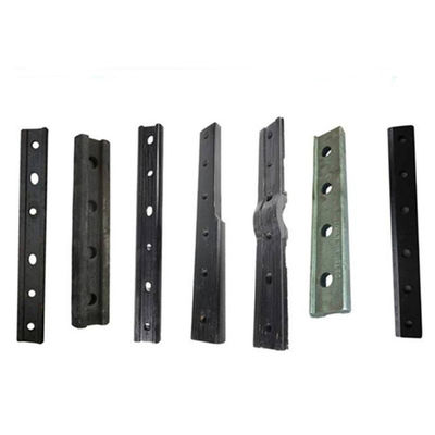 132RE 136 AREMA Fishplate Rail Joint Forging Casting With 6 Holes And Bolts