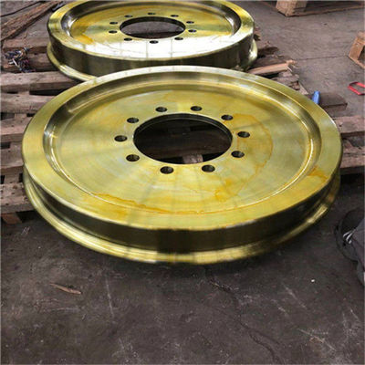 500 Ton Capacity Steel Railway Wheels Forging 500mm 900mm Diameter