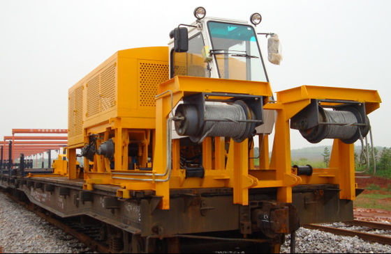 Railway Auxiliary car dolly with 9 Rail Capacity for standard 56-1/2″ (1,435 mm) track gauge