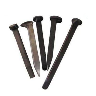 Carbon Steel Railway Track Fasteners , Railway Sleeper Screws Oxide Finish