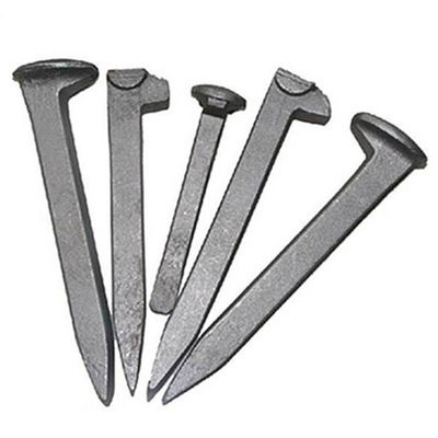 Carbon Steel Railway Track Fasteners , Railway Sleeper Screws Oxide Finish