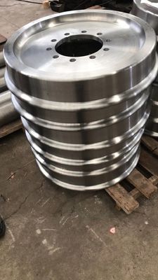 Geschmiedete 250mm Eisenbahn-Auto-Räder, Bahngleis-Räder 50hrc 40CrNiMo