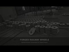 Geschmiedete Eisenbahnräder, Achsen, Radsätze, Eisenbahnfahrwerke und maßgeschneiderte Eisenbahnkomponenten